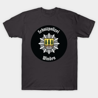 schutzpolizei winden. T-Shirt